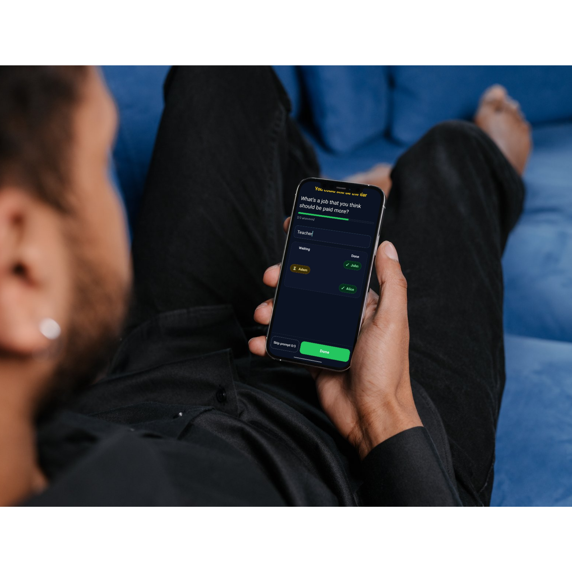 One prompt to answer on screenshot